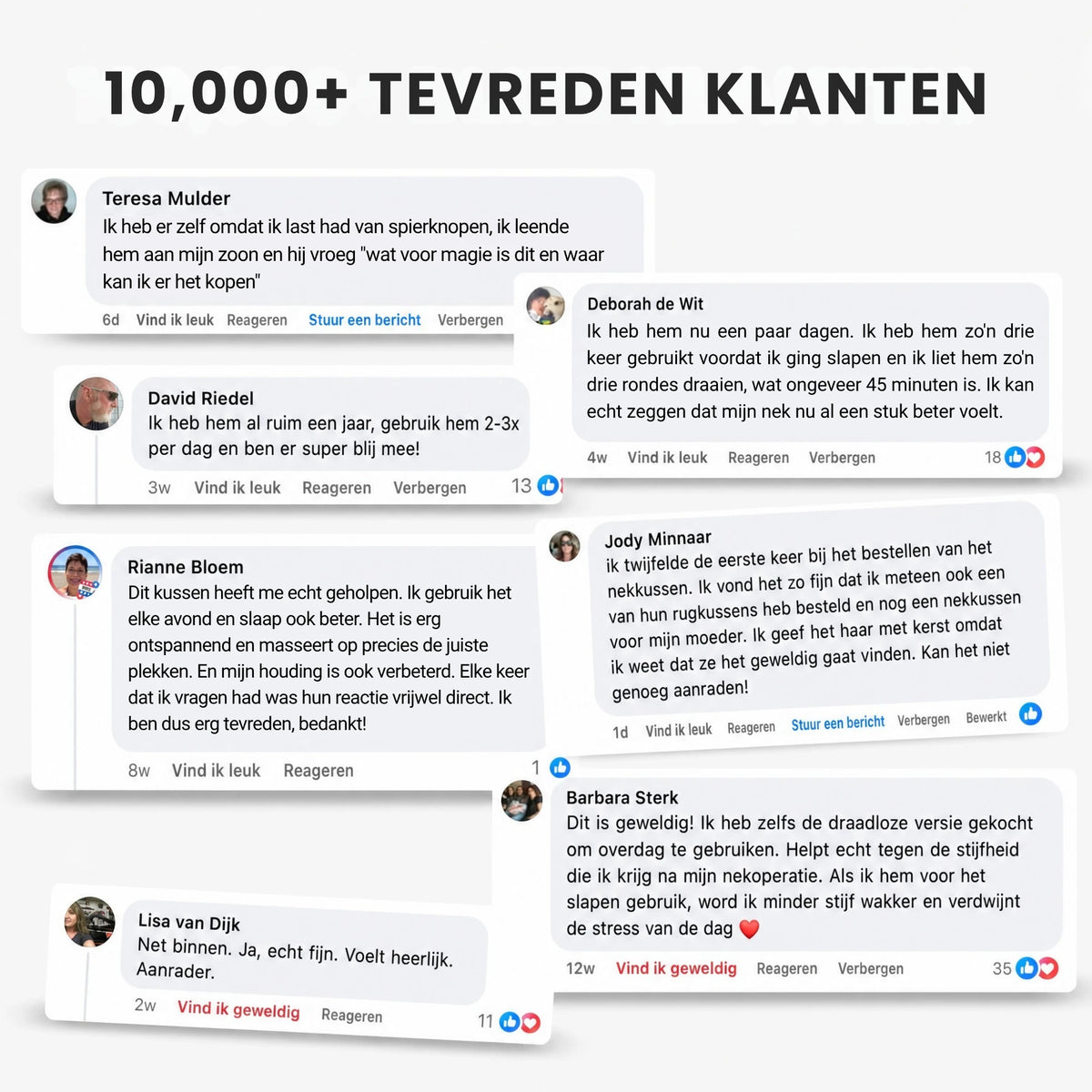 Forma™ Massagekussen Nek & Rug Bundel